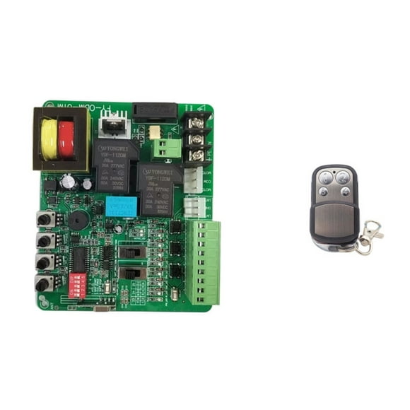 220V/110V Sliding Gate Motor Board With Slow Stop Automatic Closing 433MHz Remote Control And Mobile Board ,Easy to Install