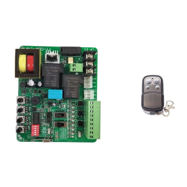 220V/110V Sliding Gate Motor Board With Slow Stop Automatic Closing 433MHz Remote Control And Mobile Board ,Easy to Install