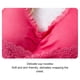 thumbnail image 4 of Qarigey Sujetador push-up de poliéster para mujer - Levanta y da forma a las curvas Ropa interior sin esfuerzo Bralette de talla grande Ropa interior Melon rojo,1 m, 4 of 6