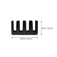 thumbnail image 2 of unbranded Estante Plástico Negro Para Tazas Desechables Ideal Para Casa Con Apariencia, 2 of 8