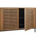 thumbnail image 5 of Modway Parker 73" Tall TV Stand in Walnut, 5 of 7