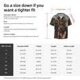 thumbnail image 5 of Balery desert Man Shepherd Dog Camisa Casual de Manga Corta con Botones para Hombre, Texturizada, Estilo Cubano, para Playa, Verano-Large, 5 of 5