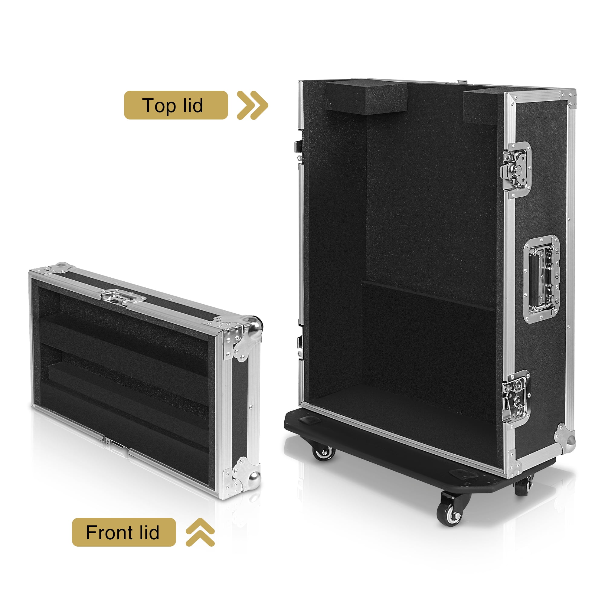 Sound Town ATA Plywood Mixer Case with Interior Foam Protection, Dog House and Caster wheels for Midas M32R Mixer Console (STRC-M32RDH)