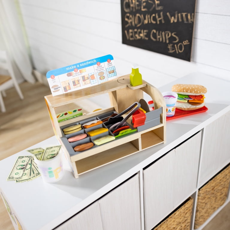 Free Shipping! Melissa & Doug Wooden Slice and Stack Sandwich