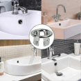 thumbnail image 3 of Sink accessories 3-piece set, circular overflow cover for sink, insert circular hole for treasure kitchen spare sink, silver roll, 3 of 5