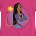 thumbnail image 3 of Disney Wish - Asha And Star - Toddler & Youth Girls Short Sleeve Graphic T-Shirt, 3 of 5