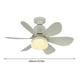 thumbnail image 2 of Ventiladores de techo de cristal con luces, lámpara de araña de cristal moderna regulable de 3 velocidades con control remoto, ventilador de araña moderno 3000K-6500K, 2 of 9