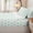 Aqua Off-White, variant on Homewish Pastel Lavender Polka Dot Zipper Queen Comforter Set with Fitted Sheet and 2 Pillowcases,White Round Dot Sweet Zipper Bedding Set For Girls,Reversible,4-Piece