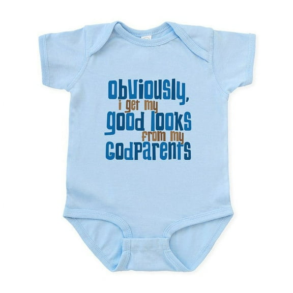 CafePress - Godparents Body Suit - Baby Light Bodysuit, Size Newborn - 24 Months