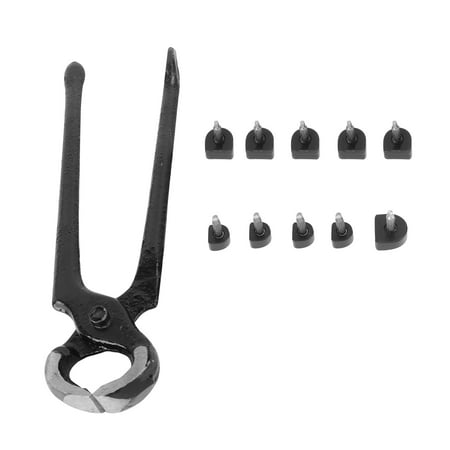 

8mm/10mm/11mm/12mm 5 Pairs Women High Heel Shoes Repair Tips with 1 Pc Stiletto Remove Pliers U Shaped High Heel Replacement Dowels Repair Tips Kit