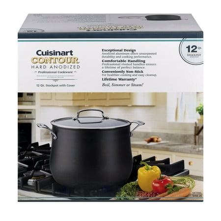 Cuisinart&#174; Contour Hard Anodized 12qt Stockpot - 6466-26