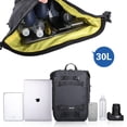 thumbnail image 3 of Rhinowalk Motorcycle Tail Bag Motorcycle Pannier Bag Motor Travel Luggage Rear Rack Trunk Professional Motorcycle Accessories 30L Black, 3 of 7