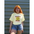 thumbnail image 2 of Happy Mind Splashed Ink Tie Dye Cyclone Women -Image by Shutterstock, Female Small, 2 of 4