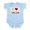 Sky Blue, variant on CafePress - I Love TACOS Infant Bodysuit - Baby Light Bodysuit, Size Newborn - 24 Months