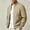 Khaki, variant on Danhjin Men's Casual Jackets Zip up Long Sleeve Stand Collar Fall Winter Outerwear Solid Color Comfy Fashion Coats