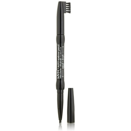 NYX Auto Eyebrow Pencil, Black [EP08] 1 ea