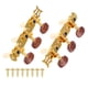 thumbnail image 2 of Clavijas de Ajuste de Guitarra, Instrumento de Música Agata Color Cabeza de Sintonización Pegs A3 Placa de acero 2 PCS para Guitarra Clásica, 2 of 7