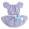 thumbnail image 4 of 2pcs 18Inch Plaid Suit Up Accesorio de ropa Macarena Trajes de muñecas americanas, 4 of 8