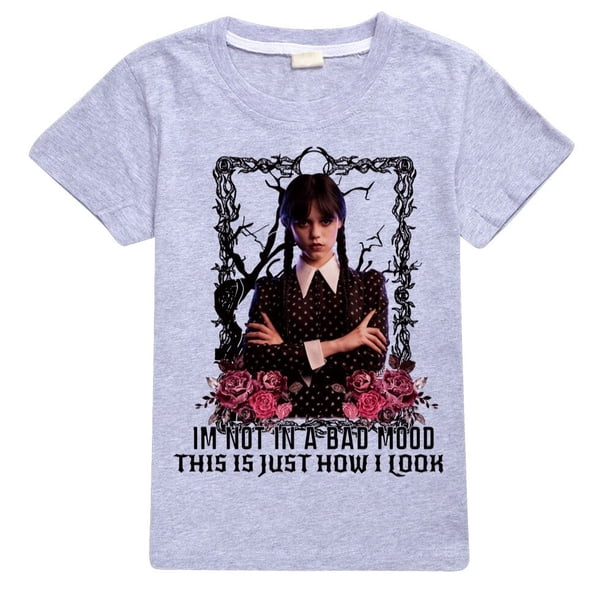 Camiseta de manga corta de algodón para niños, vestido informal unisex para niños y niñas de 2 a 16 años zhangyuxiang LED