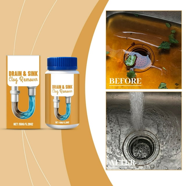 Tyidzon Pipe Blockage Removal Powder High-Efficiency Cleaner For Kitchens And Bathrooms Household Pipe Cleaner