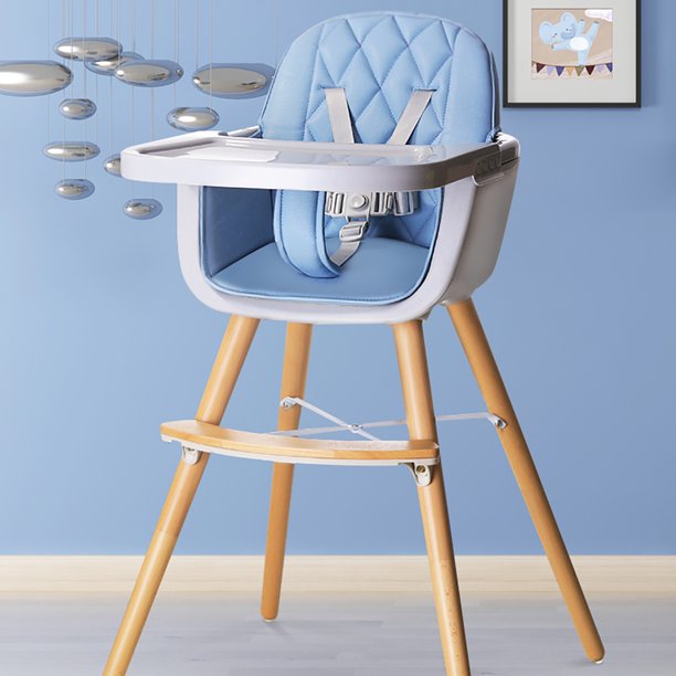 Download 3-in-1 Baby High Chair with Adjustable Legs, Tray -Cream ...