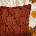 thumbnail image 2 of Sanmadrola Fall Pillow Covers 18x18 Throw Pillow Cases Set of 2 Halloween Thanksgiving Autumn Decorations Pumpkin Soft Plush Faux Fur Wool Couch Cushion Case for Sofa Bedroom Living Room Home Decor, 2 of 7