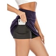 thumbnail image 2 of KingShop Womens Tennis Skirts Golf Short Skorts High Waist with Inner Pockets, 2 of 7