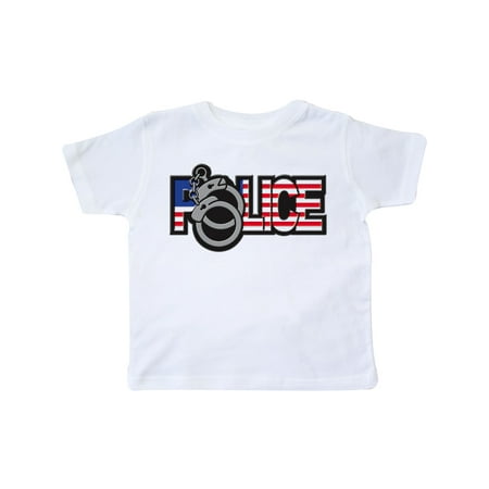 

Inktastic Police Logo Handcuffs Gift Toddler Boy or Toddler Girl T-Shirt