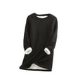 thumbnail image 1 of Jumpingount Ropa interior térmica de mujer portátil Color sólido reutilizable reemplazo de manga larga invierno otoño caliente mantenimiento camiseta de Prendas para la parte del cuerpo Negro XXL Jumpingount AP013396-21, 1 of 6