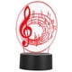 thumbnail image 3 of Luz LED de color D, luz LED con notas musicales 3D, luz LED con notas musicales, diseño exquisito, 3 of 14