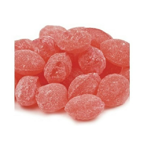 Sanded Watermelon Drops Old Fashioned Hard Candy 1 pound Claey's