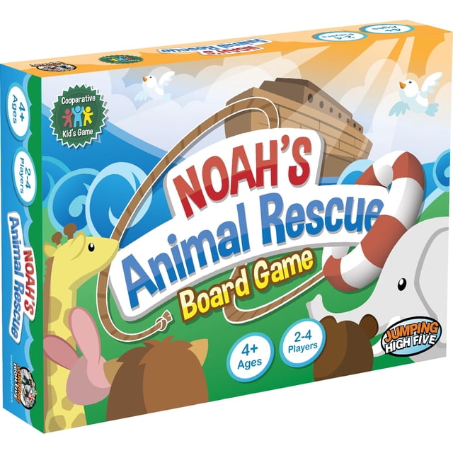 Juego de mesa Jumping High Fives Noah's Animal Rescue Kids 4+