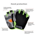 thumbnail image 3 of comerut 1 Pair Sports Half Finger Gloves Shock-Absorbing Anti-Slip Breathable MTB Road Biking Gloves for Men Women, 3 of 8