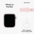 thumbnail image 3 of Restored Apple Watch Series 9 (GPS + Cellular 45mm)Smartwatch with Aluminum Case with Sport Band Open Box, 3 of 6