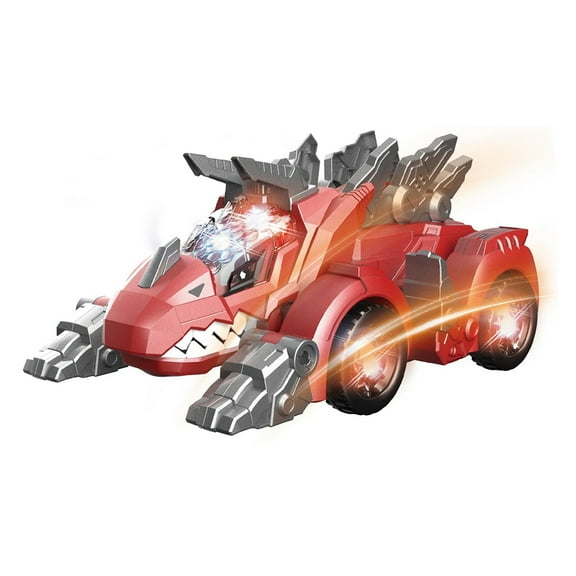 ToysYGift Transforming Dinosaur Car with Light and Music, Dinosaur Toys for Kids 3-5-7, Dino Toy Cars Christmas Birthday Gifts for Toddlers Boys Girls