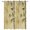 Light Brown Black, variant on Outdoor Curtains for Patio Waterproof, Vintage Bamboos Windproof Pravicy Outside Porch Blackout Curtain, Ink Painting Retro Art Rustic Sun Blocking Grommets Curtains for Cabana 2 Panels 54"x84"
