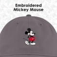 thumbnail image 3 of Dad Hat Concept One Disney Mickey Mouse bordado en gris, 3 of 6