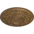 thumbnail image 3 of 32 3/4"OD x 2 1/2"P Jackson Ceiling Medallion (Fits Canopies up to 13 1/2"), Hand-Painted Rubbed Bronze, 3 of 6