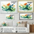 thumbnail image 4 of Designart "Spring Blooms Green American Basswood Tree I" Extra Large Landscapes Wall Art - Country Green Tree Hallway Wall Art Decor, 4 of 4