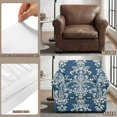 thumbnail image 6 of Bulopur Skull Damask 2Pcs Armchair Slipcovers Stretchy Furniture Protector Detachable Cushion Covers Non-Slip Elastic Bottom Washable for Living Room Bedroom Home Office Decor, 6 of 8