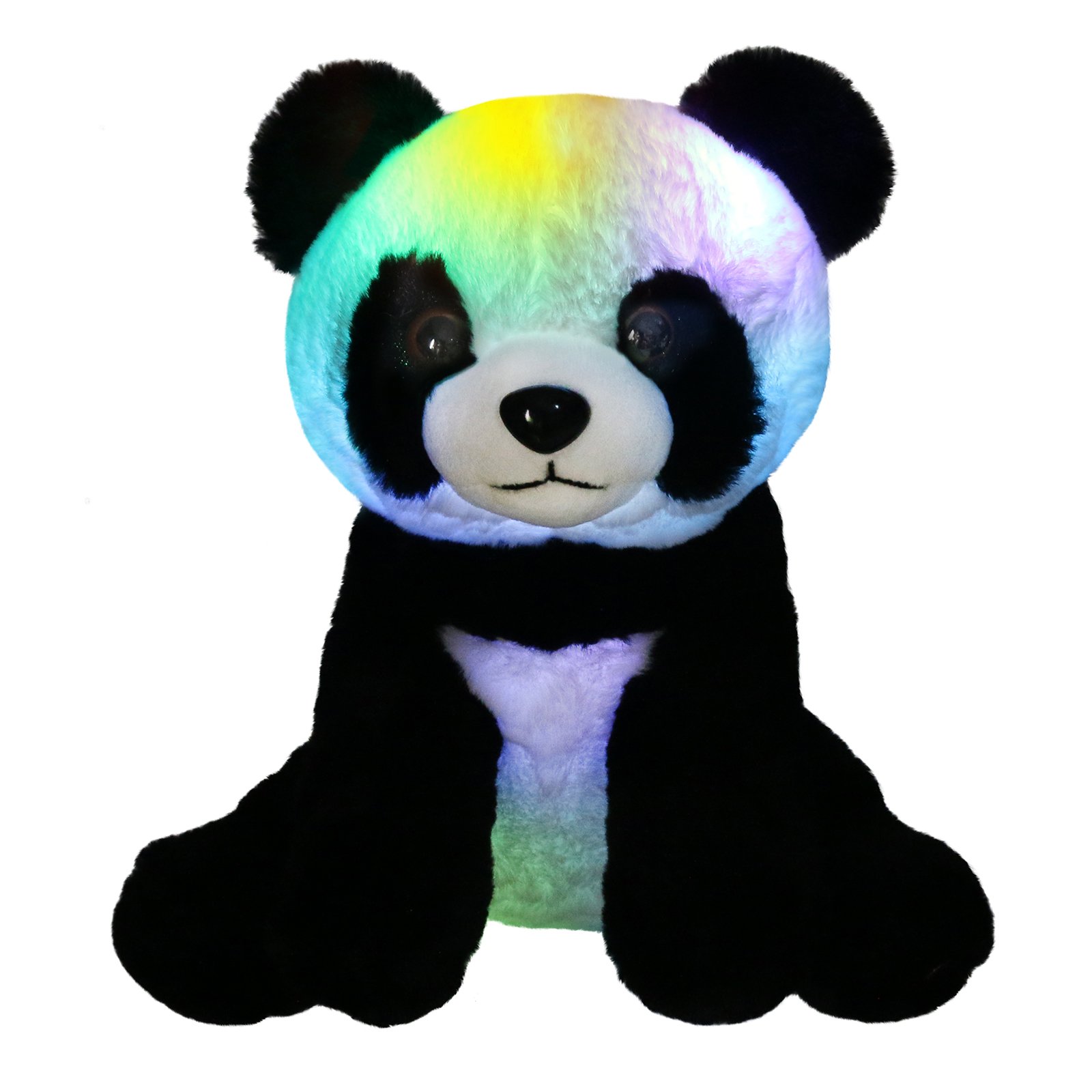 Houwsbaby Light up Panda LED Stuffed Animal Night Light Plush Toy Birthday for Kids Toddler