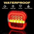 thumbnail image 5 of 2025 New Wireless Trailer Lights Kit, LED Rear Tail Lights Dynamic Stop Brake Indicator Lamp Trailer Truck, Utility Boat Trailer LED Submersible Kit, 5 of 5