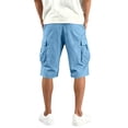 thumbnail image 7 of Shorts Men Cargo Loose Fit Joggers with Pocket Cycling Shorts Casual Summer Shorts Men, 7 of 7