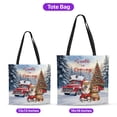 thumbnail image 5 of Santa is Coming Shiba Inu Merry Christmas Xmas Noel Truck Tree All Over Print 3D Canvas Tote Bag Shibas Dog Lovers Gifts Idea Reusable Handbag - 02023, 5 of 5