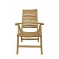thumbnail image 3 of Anderson Teak Carina 5-Position Contemporary Teak Reclining Chair in Natural, 3 of 5
