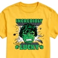 thumbnail image 3 of Marvel The Incredible Hulk - St Patrick's Day Incredibly Lucky - Men's Short Sleeve Graphic T-Shirt, 3 of 5