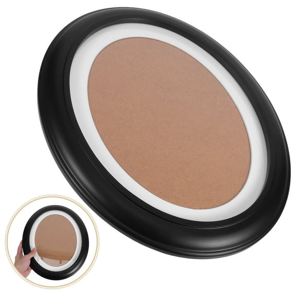 Soimiss picture frames wall decor oval black picture frame 1Pack