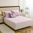 thumbnail image 6 of Koniroom 8-Piece Pink and Grey Queen Comforter Set - Reversible Floral Bed in a Bag with Sheets, Pillowcases, Shams, and Decorative Pillow Cover for Teen Girls and Women, 6 of 14
