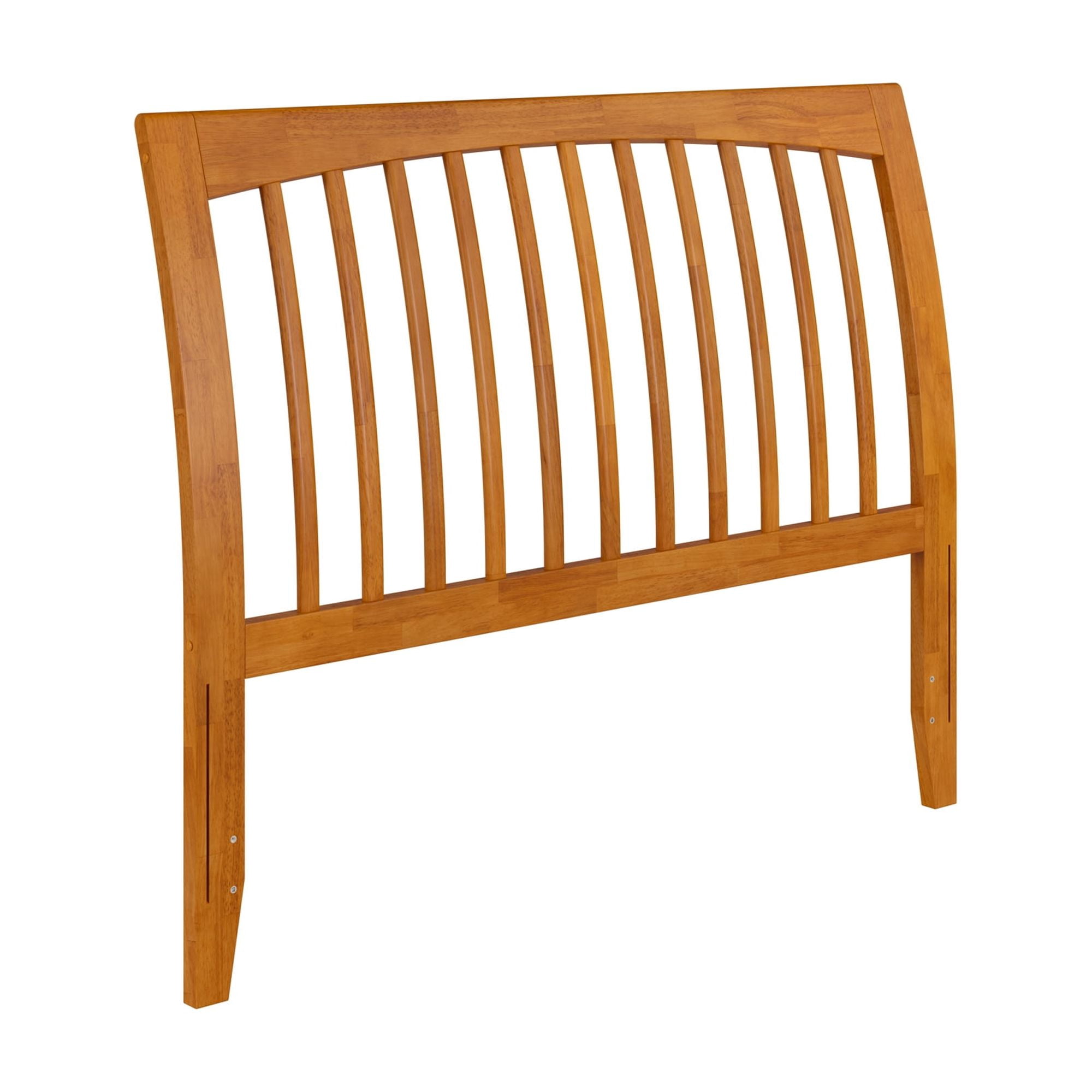 AFI Orleans Full Sleigh Solid Wood Slat Headboard, Light Toffee