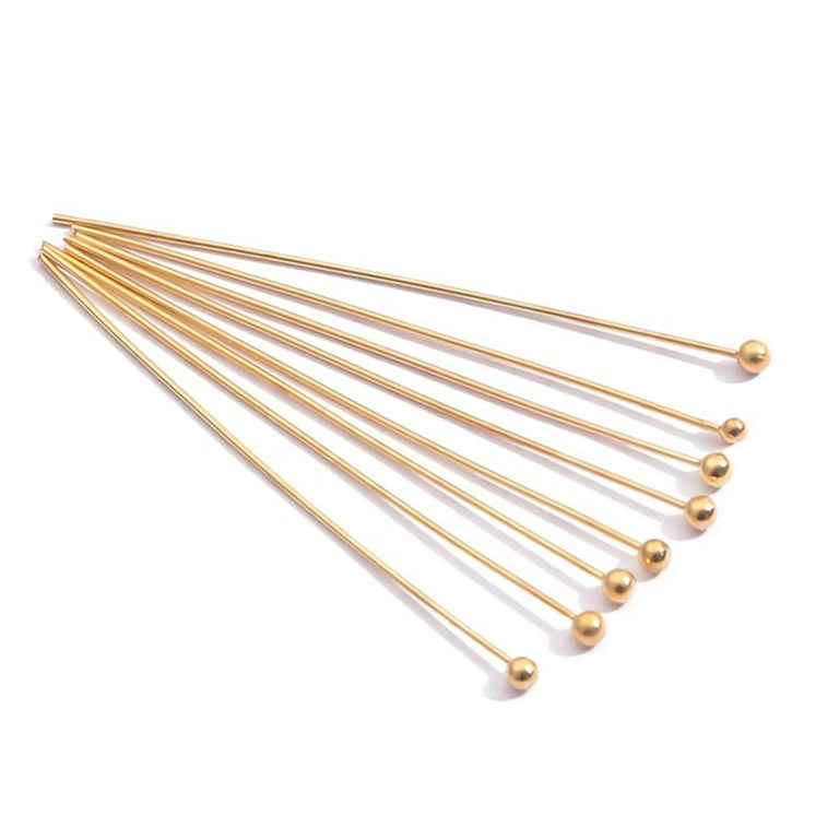 200PCS Plated Ball Pins, Metal Ball for Making 20mm 